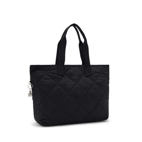 Kipling Colissa Tote Bag Quilted Cosmic Black