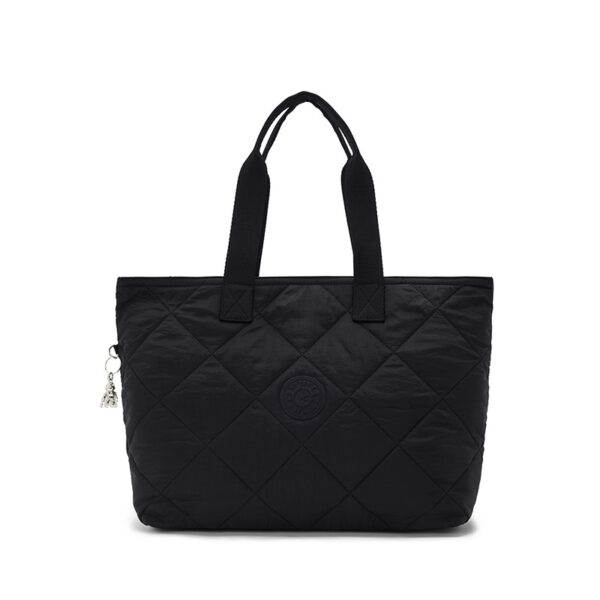 Kipling Colissa Tote Bag Quilted Cosmic Black