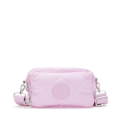 Kipling Milda Crossbody Bag Quilted Blooming Pink