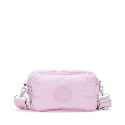 Kipling Milda Crossbody Bag Quilted Blooming Pink