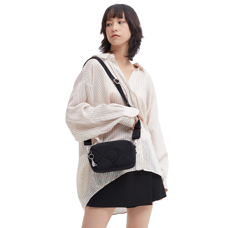 Kipling Milda Crossbody Bag Quilted Cosmic Black online kaufen THEBAGSTORE