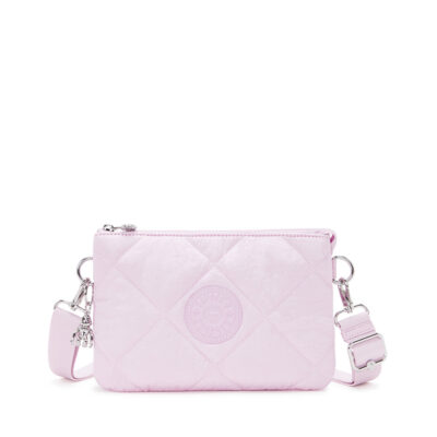 Kipling Riri Crossbody Bag Quilted Blooming Pink