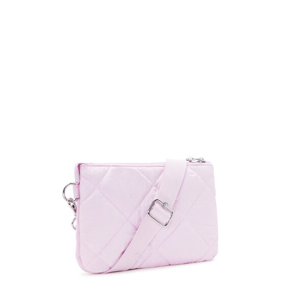 Kipling Riri Crossbody Bag Quilted Blooming Pink