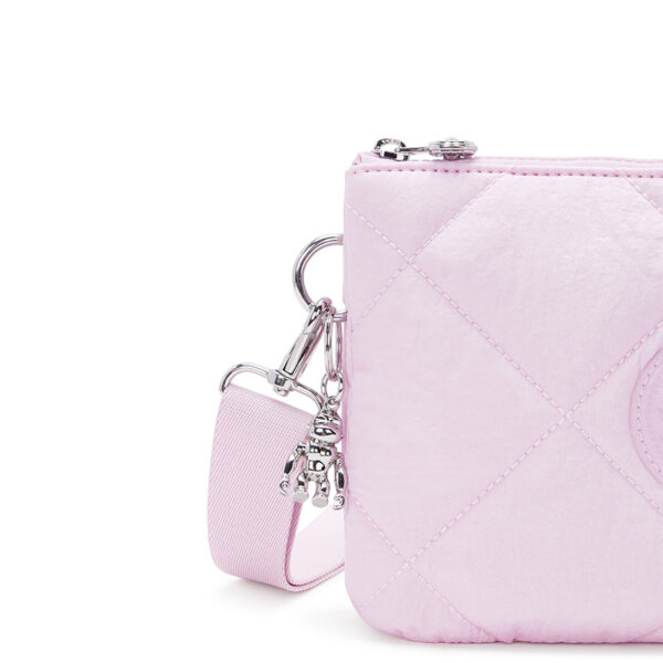 Kipling Riri Crossbody Bag Quilted Blooming Pink