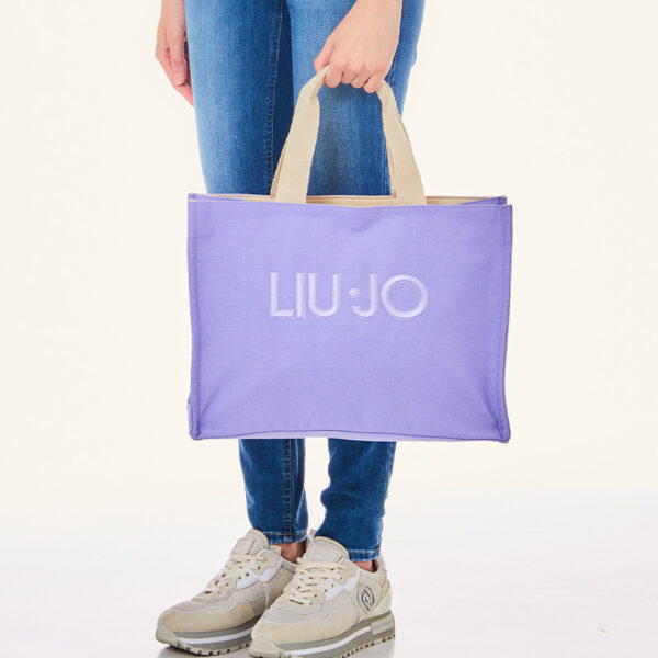 Liu Jo Canvas Bag Glicine