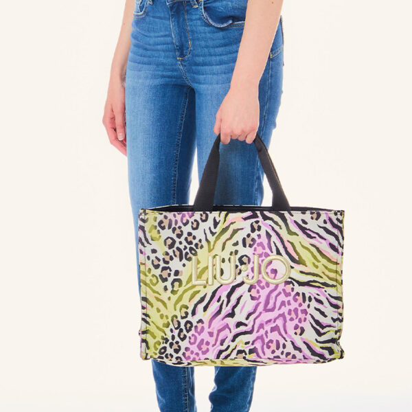 Liu Jo Printed Bag Macula Pink Shade