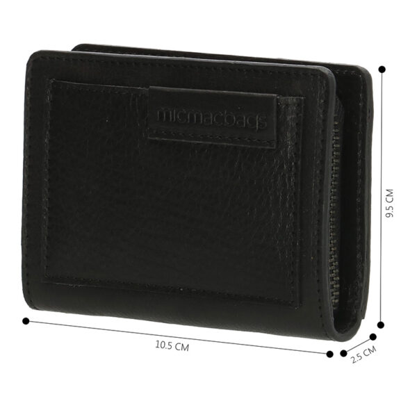 Micmacbags Portemonnee Côte d’Azur Zwart