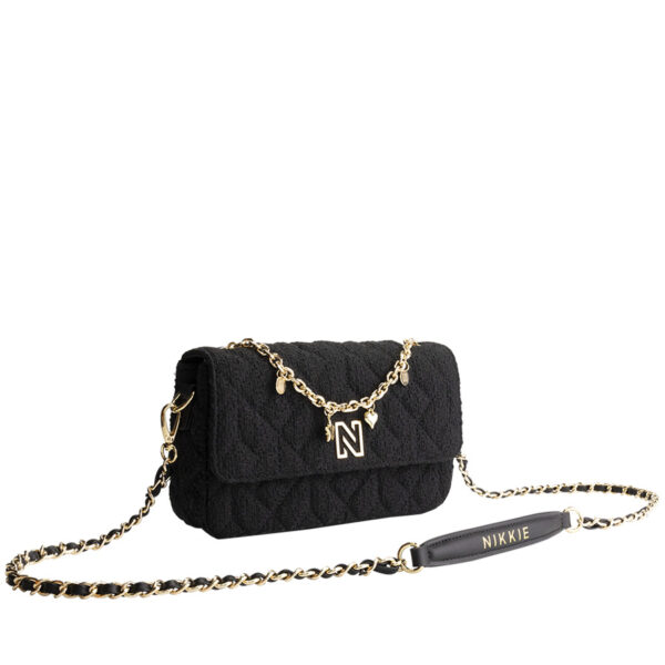 NIKKIE Berkely Tweed Shoulderbag Black