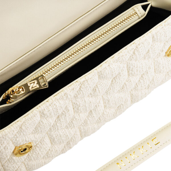 NIKKIE Berkely Tweed Shoulderbag Pearl