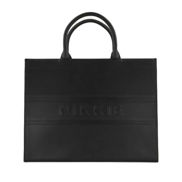 NIKKIE Mayda Logo Shopper Black