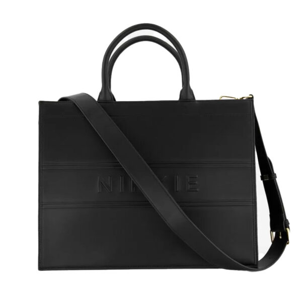 NIKKIE Mayda Logo Shopper Black