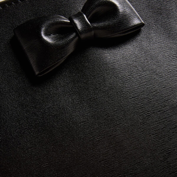 Ted Baker Beanne Bow Detail Leather Shopper Black