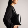 Ted Baker Beanne Bow Detail Leather Shopper Black
