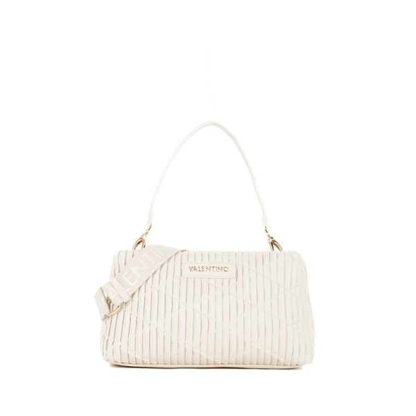 Valentino Clapham Re Shoulder Bag Ecru