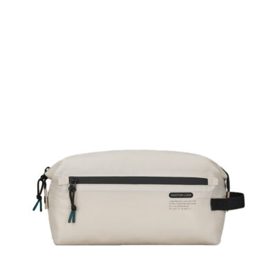 Gaston Luga Lightweight Washbag - Off White