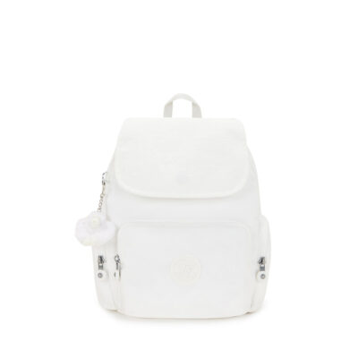 Kipling City Zip S Backpack Pure Alabaster