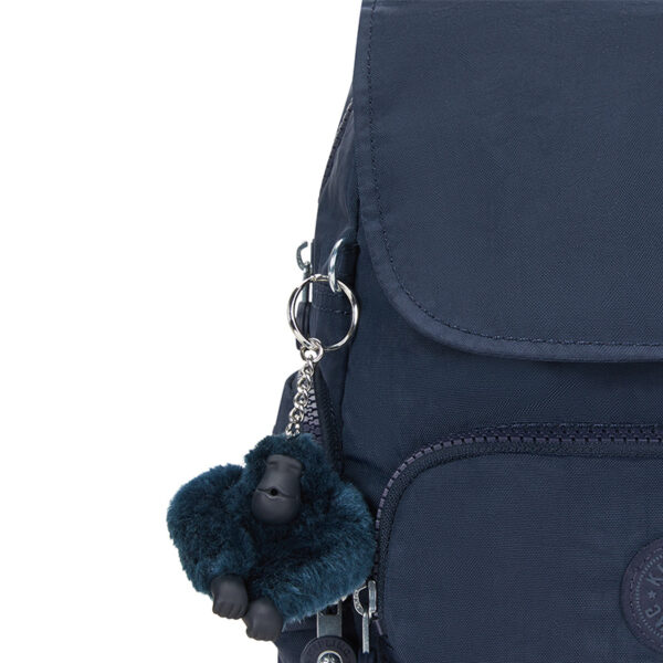 Kipling City Zip Mini Backpack Blue Bleu 2