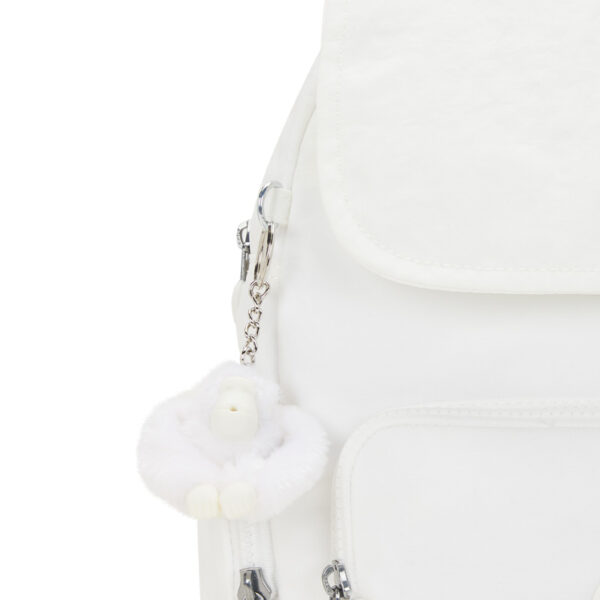 Kipling City Zip S Backpack Pure Alabaster