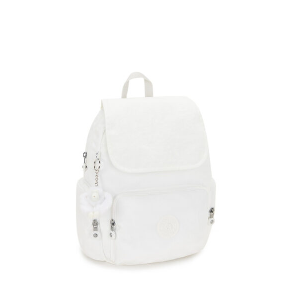 Kipling City Zip S Backpack Pure Alabaster