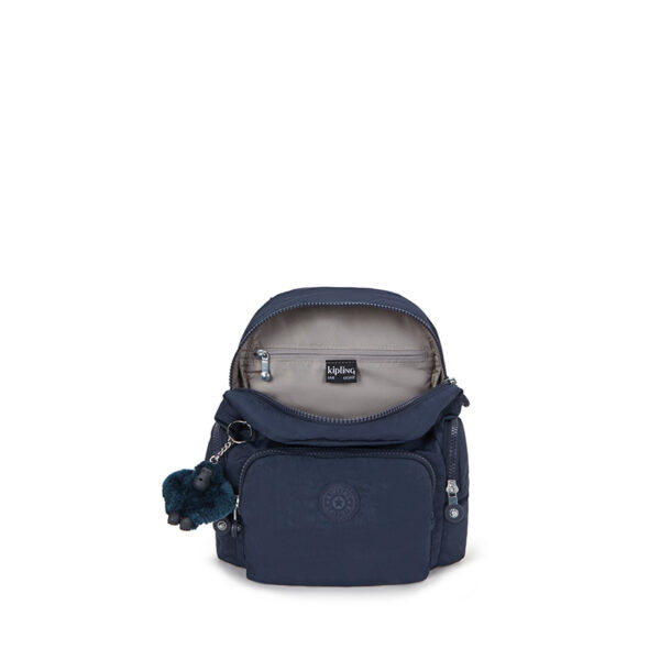 Kipling City Zip Mini Backpack Blue Bleu 2