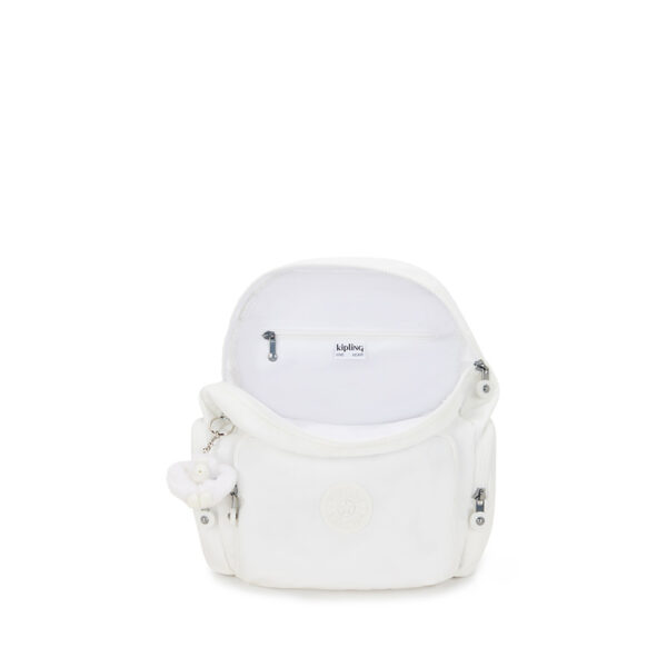 Kipling City Zip S Backpack Pure Alabaster