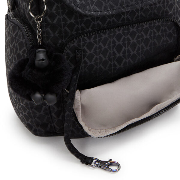 Kipling City Zip Mini Backpack Signature Emb