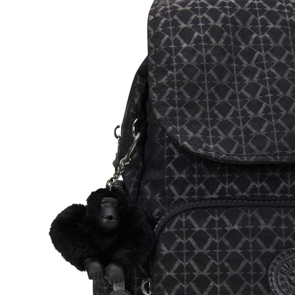 Kipling City Zip Mini Backpack Signature Emb