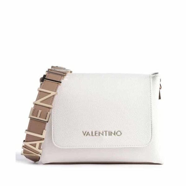 Valentino Alexia Satchel Bianco/Cuoio