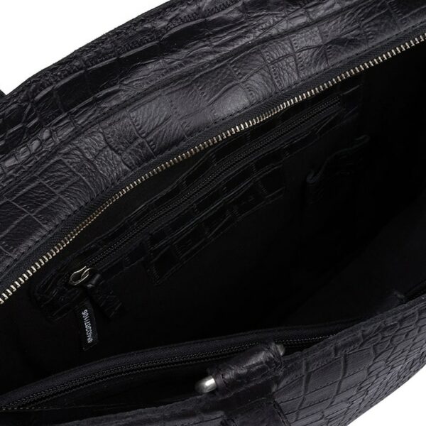 Cowboysbag Laptop Bag Babell 15.6" Croco Black