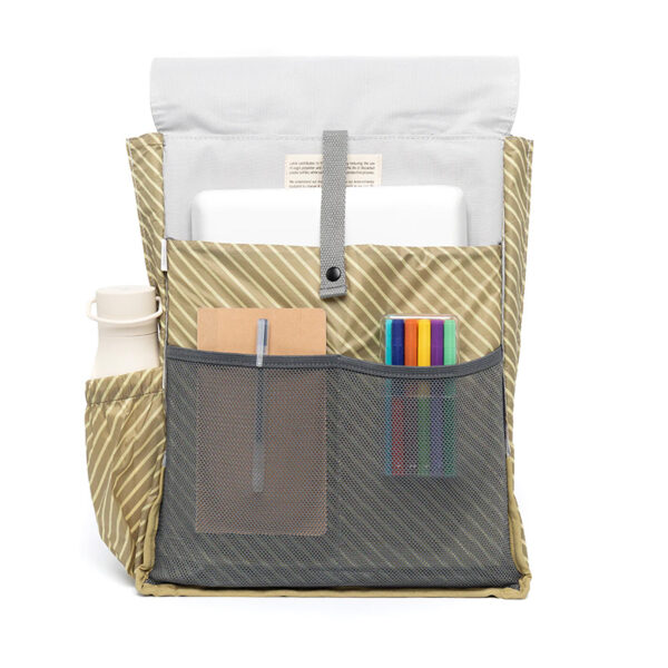 Lefrik Handy Backpack Stripes Cool Grey