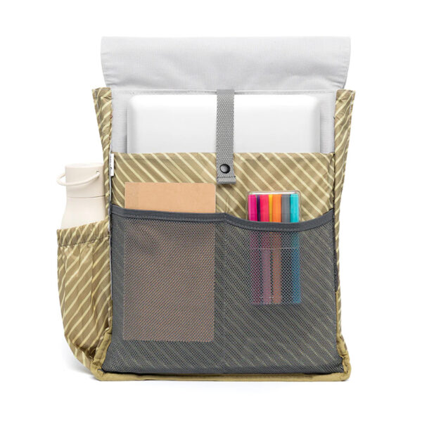 Lefrik Handy Mini Backpack Stripes Cool Grey