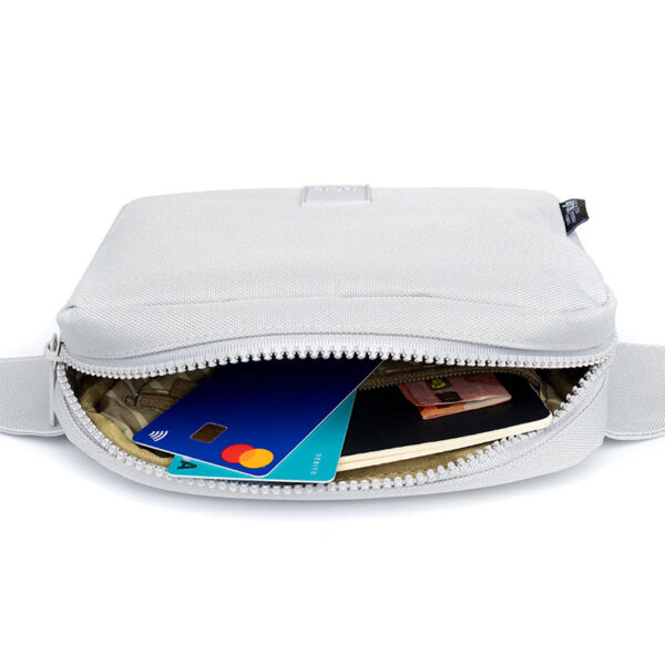 Lefrik Reef Crossbody Stripes Cool Grey