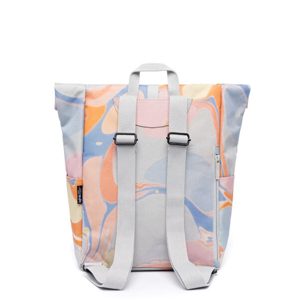 Lefrik Roll Mini Backpack Printed Marble
