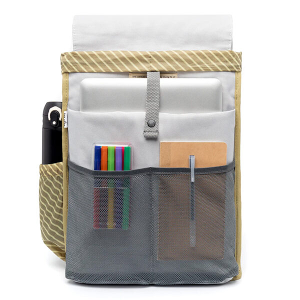 Lefrik Scout Backpack Stripes Cool Grey