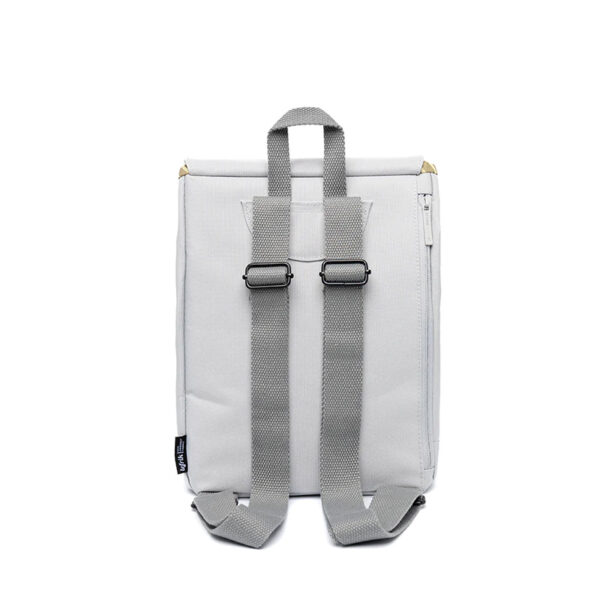 Lefrik Scout Mini Backpack Stripes Cool Grey