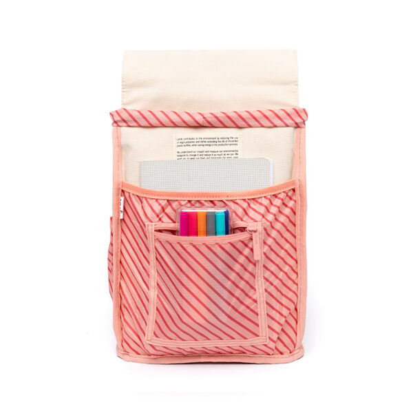 Lefrik Scout Mini Backpack Stripes Ecru