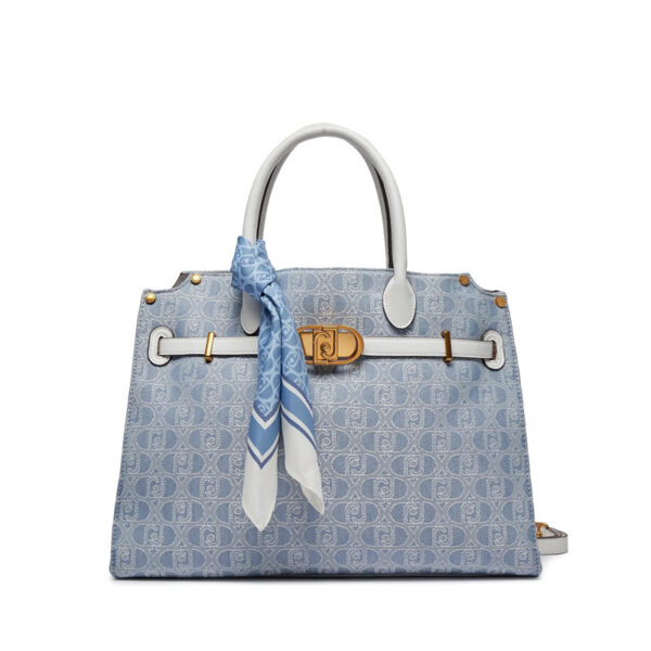 Liu Jo Nadie Boston Bag Blue Denim