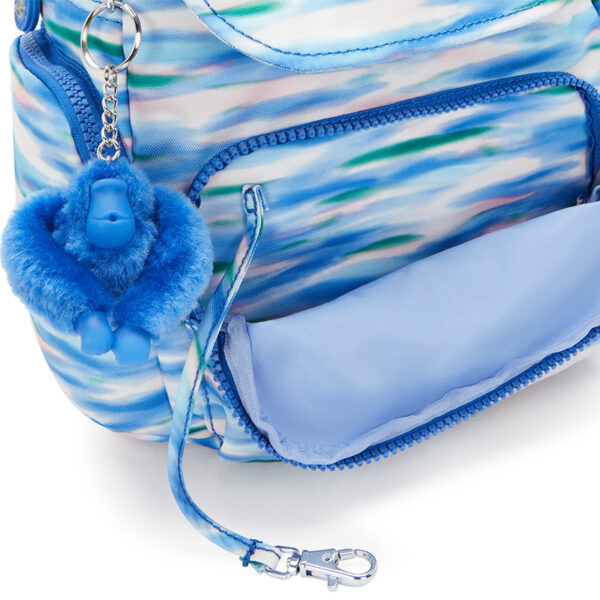 Kipling City Zip Mini Backpack Diluted Blue