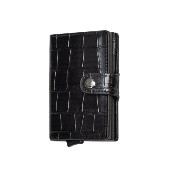 Prowallet Pasjeshouder Croco Black