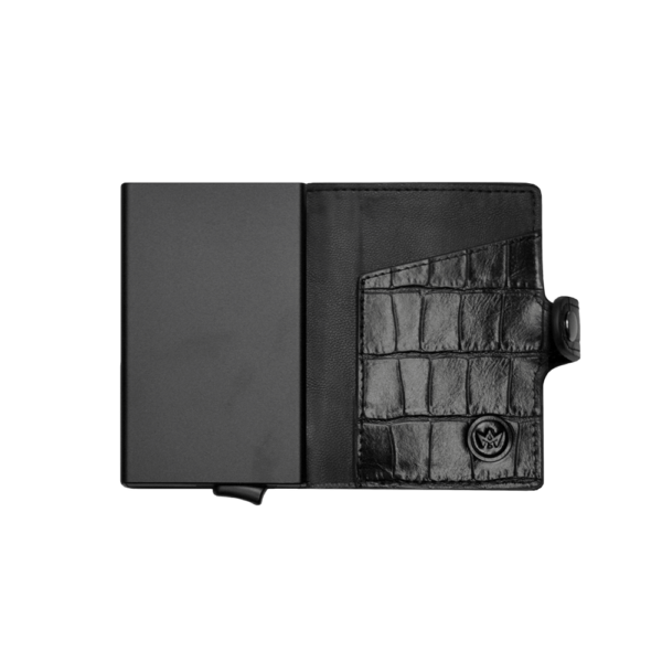 Prowallet Pasjeshouder Croco Black