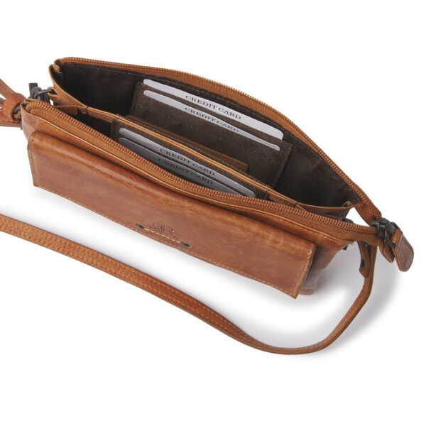 dR Amsterdam Schoudertas / Clutch Camel