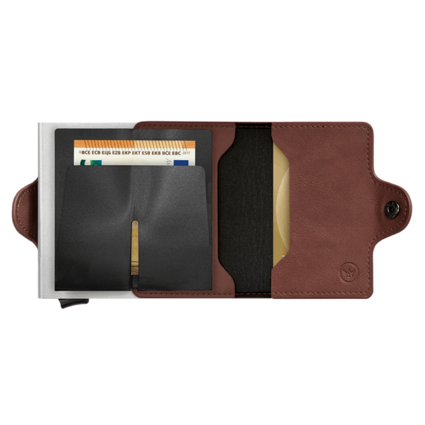 Prowallet Pasjeshouder Double Koffie Bruin