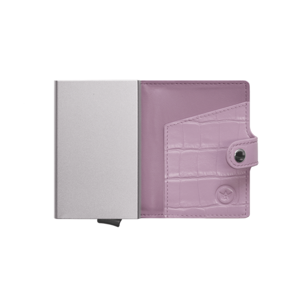 Prowallet Pasjeshouder Croco Lilac