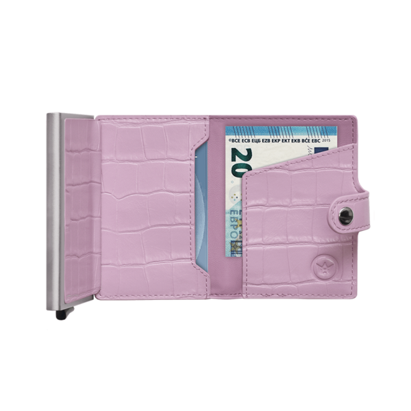 Prowallet Pasjeshouder Croco Lilac