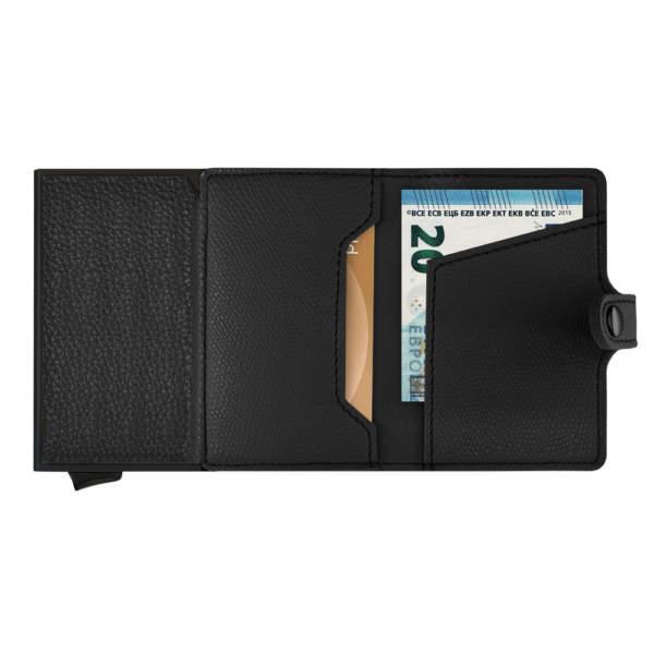 Prowallet Pasjeshouder Plus Ribbel Black
