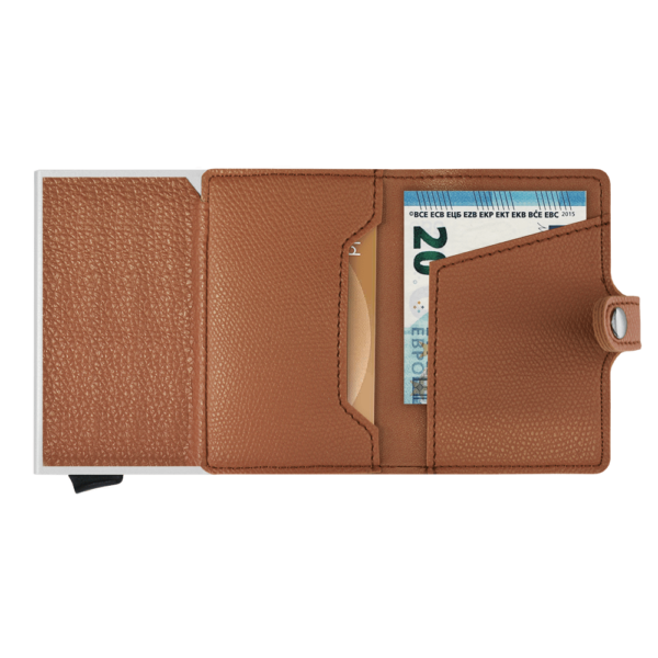 Prowallet Pasjeshouder Plus Ribbel Caramel