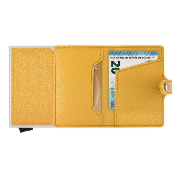 Prowallet Pasjeshouder Plus Ribbel Yellow