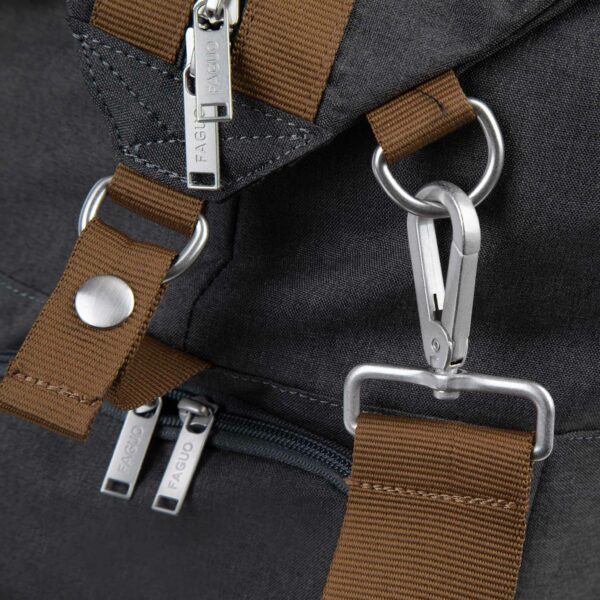 Faguo Sac Weekend Syn Woven Grey