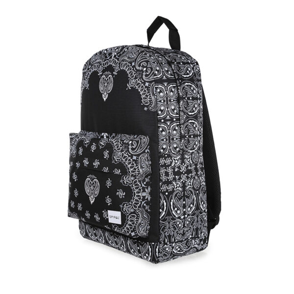 Spiral Bandana Backpack Black
