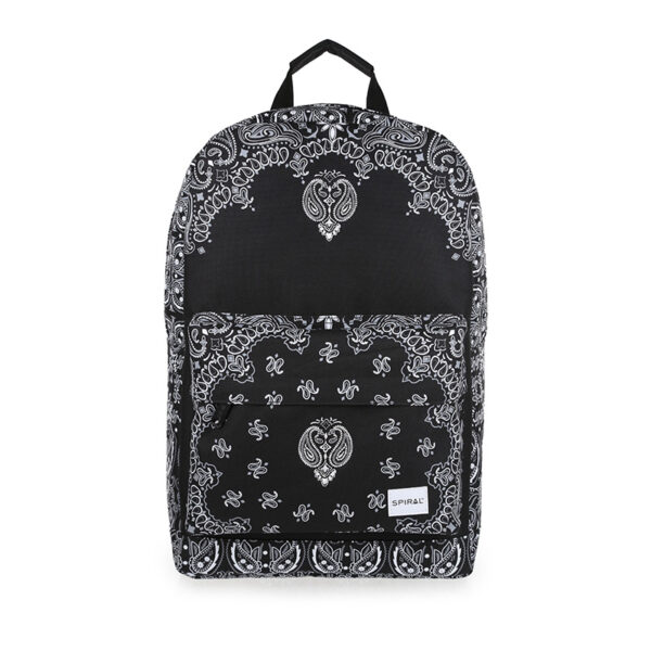 Spiral Bandana Backpack Black